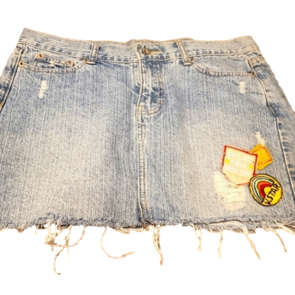 ♡Vanilla star jean skirt Size 11